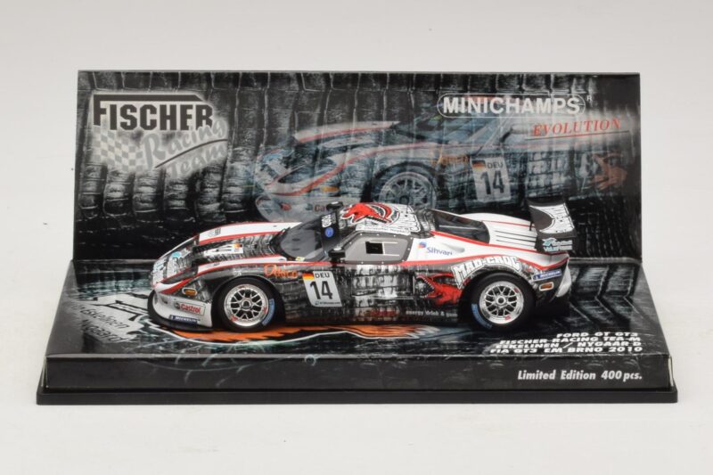 Ford GT GT3 Fisher #14 M. Eskelinen / Nygaard FIA GT3 European Championship Brno 2010 Minichamps 1:43 Ford GT GT3 Fisher #14 M. Eskelinen / Nygaard FIA GT3 European Championship Brno 2010 Minichamps 1:43 437108414 Metalli