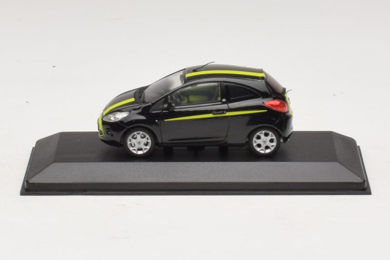 Ford Ka Mk2 Musta Keltainen Minichamps 1:43 400088200 Metalli