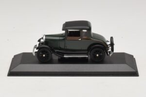 Ford Model A Standard Coupe Tummanvihreä Minichamps 1:43 400082101 Metalli