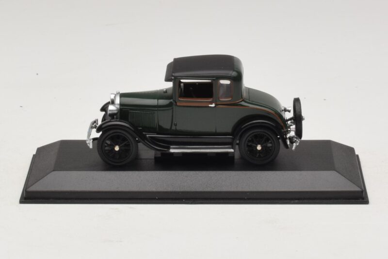 Ford Model A Standard Coupe Tummanvihreä Minichamps 1:43 400082101 Metalli