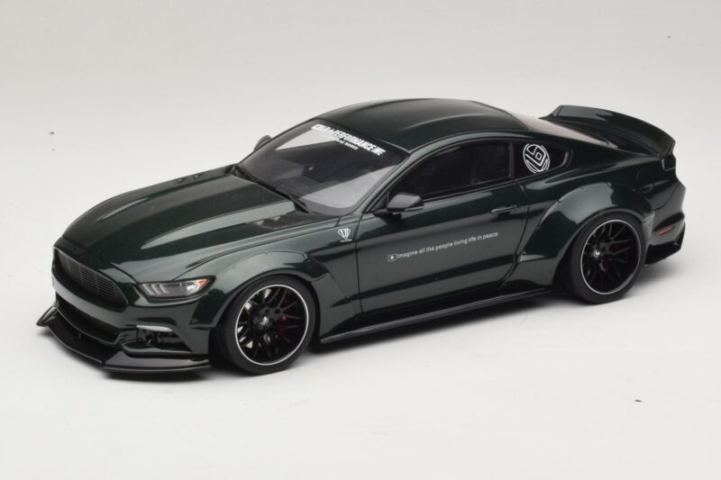 Ford Mustang Liberty Walk Vihreä GT Spirit 1:18 GT838 Hartsi