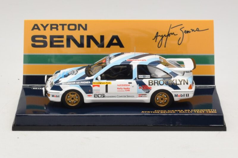 Ford Sierra RS Cosworth #1 A. Senna Rally Test 1986 Minichamps 1:43 540864399 Metalli