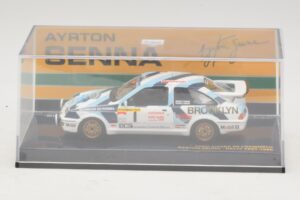 Ford Sierra RS Cosworth #1 A. Senna Rally Test 1986 Minichamps 1:43 540864399 Metalli — kuva 4 / 4