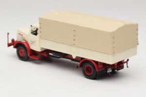 Henschel HS 140 Lava-auto Valkoinen Punainen Minichamps 1:43 439171020 Metalli — kuva 5 / 6