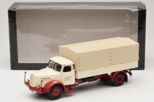 Henschel HS 140 Lava-auto Valkoinen Punainen Minichamps 1:43 439171020 Metalli — kuva 6 / 6