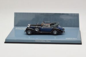 Horch 853 A Sport Cabriolet Musta Sininen Minichamps 1:43 436012036 Metalli