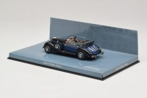 Horch 853 A Sport Cabriolet Musta Sininen Minichamps 1:43 436012036 Metalli — kuva 3 / 5
