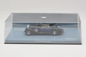 Horch 853 A Sport Cabriolet Musta Sininen Minichamps 1:43 436012036 Metalli — kuva 5 / 5