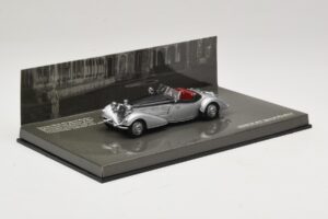 Horch 855 Special Roadster Hopea Musta Minichamps 1:43 436014204 Metalli — kuva 2 / 5
