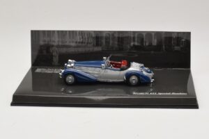 Horch 855 Special Roadster Hopea Sininen Minichamps 1:43 436014202 Metalli