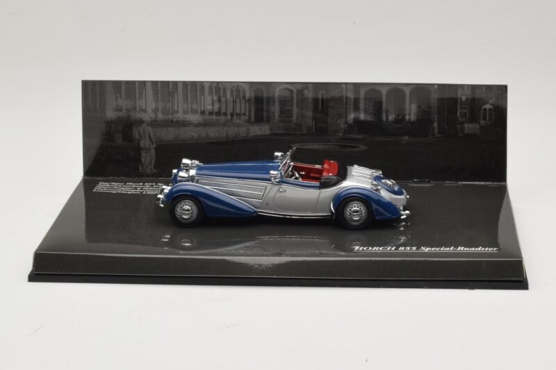 Horch 855 Special Roadster Hopea Sininen Minichamps 1:43 436014202 Metalli