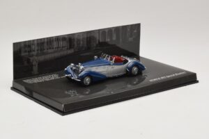 Horch 855 Special Roadster Hopea Sininen Minichamps 1:43 436014202 Metalli — kuva 2 / 5