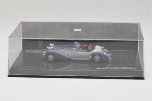 Horch 855 Special Roadster Hopeansininen Ilman Ulkopakkausta Minichamps 1:43 436014202-O1 Metalli — kuva 4 / 4