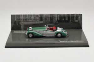 Horch 855 Special Roadster Hopea Vihreä Minichamps 1:43 436014205 Metalli