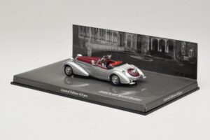 Horch 855 Spezial Roadster Hopea Punainen Minichamps 1:43 436014206 Metalli — kuva 3 / 5