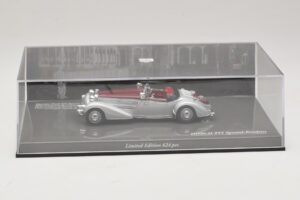 Horch 855 Spezial Roadster Hopea Punainen Minichamps 1:43 436014206 Metalli — kuva 5 / 5