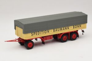 Kassbohrer Lava-perävaunu Baumann Bonn Minichamps 1:43 439161097 Metalli