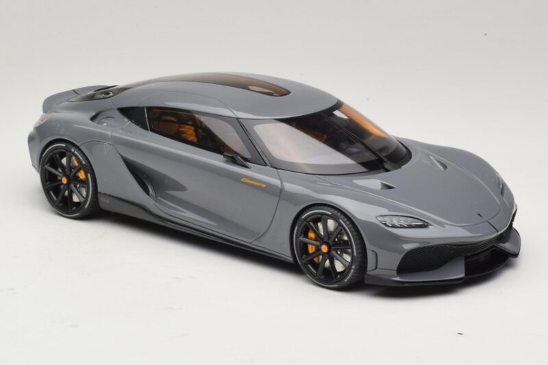 Koenigsegg Gemera Harmaa GT Spirit 1:18 Koenigsegg Gemera Harmaa GT Spirit 1:18 GT374 Hartsi