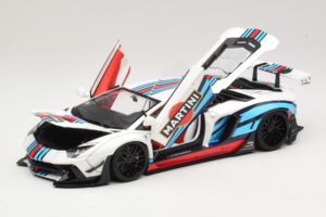 Lamborghini Aventador LB Works Martini Livery AUTOart 1:18 79185 Komposiitti — kuva 2 / 8