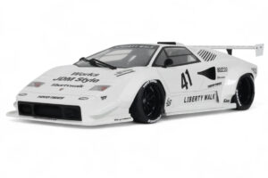 Lamborghini Countach LB-Works Valkoinen GT Spirit 1:18 Z356-WH Hartsi