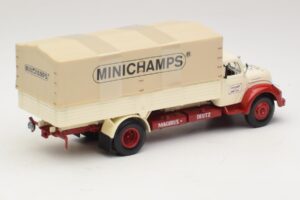 Magirus-Deutz S 7500 Jupiter Lava-auto Valkoinen Punainen Minichamps 1:43 439141022 Metalli — kuva 2 / 6