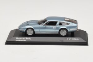 Maserati Indy Blue Metallic Minichamps 1:43 437123122 Metalli