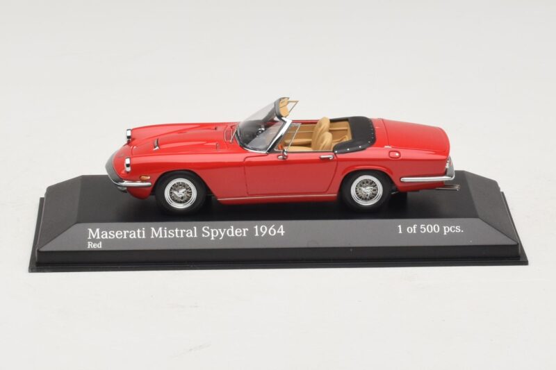 Maserati Mistral Spyder Punainen Minichamps 1:43 437123430 Metalli