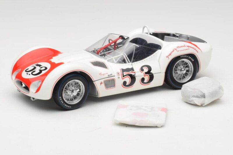 Maserati Tipo 61 #53 B. Krause Los Angeles Times Grand Prix Winner 1960 Minichamps 1:18 100601253 Metalli