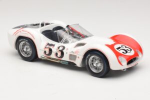 Maserati Tipo 61 #53 B. Krause Los Angeles Times Grand Prix Winner 1960 Minichamps 1:18 100601253 Metalli — kuva 6 / 8