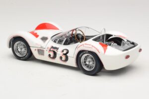 Maserati Tipo 61 #53 B. Krause Los Angeles Times Grand Prix Winner 1960 Minichamps 1:18 100601253 Metalli — kuva 7 / 8