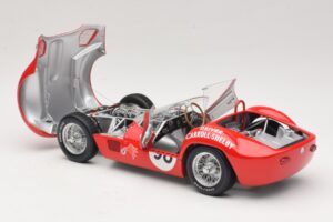 Maserati Tipo 61 #98 C. Shelby Times Mirror Grand Prix for Sportscars 1960 Minichamps 1:18 100601298 Metalli — kuva 5 / 8