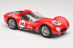 Maserati Tipo 61 #98 C. Shelby Times Mirror Grand Prix for Sportscars 1960 Minichamps 1:18 100601298 Metalli — kuva 6 / 8