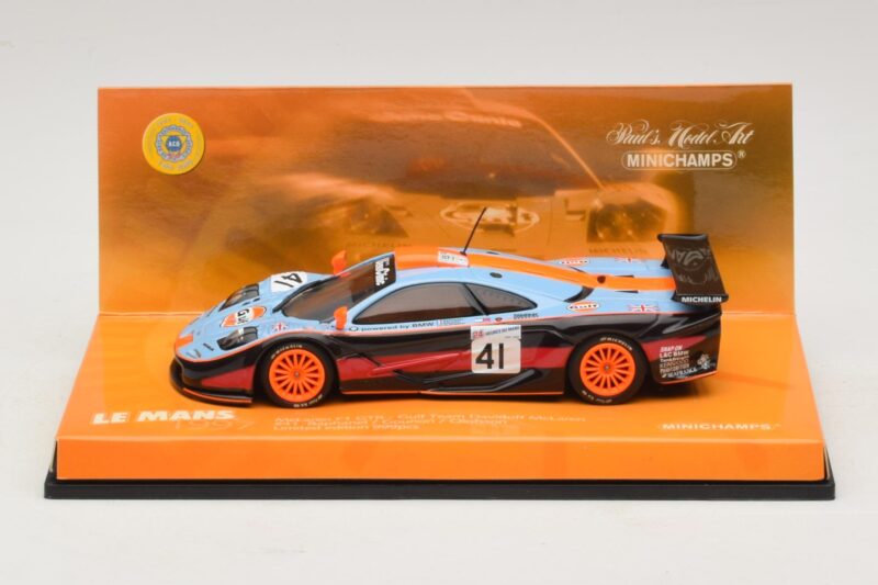 McLaren F1 GTR Gulf Team Davidoff #41 P-H. Raphanel / J-M. Gounon FIA GT Championship 1997 Minichamps 1:43 McLaren F1 GTR Gulf Team Davidoff #41 P-H. Raphanel / J-M. Gounon FIA GT Championship 1997 Minichamps 1:43 533174341 Metalli
