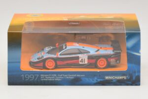 McLaren F1 GTR Gulf Team Davidoff #41 P-H. Raphanel / J-M. Gounon FIA GT Championship 1997 Minichamps 1:43 533174341 Metalli — kuva 4 / 4