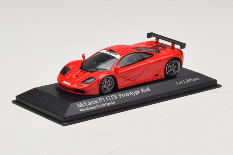 McLaren F1 GTR Prototype World Special Punainen Minichamps 1:43 MCLAREN007 Metalli