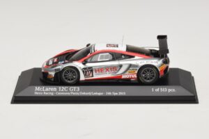 McLaren MP4-12C GT3 #107 Hexis Racing Cazenave / O. Panis 24 Hours of Spa 2013 Minichamps 1:43 437131397 Metalli