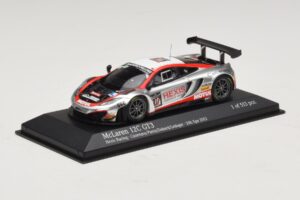 McLaren MP4-12C GT3 #107 Hexis Racing Cazenave / O. Panis 24 Hours of Spa 2013 Minichamps 1:43 437131397 Metalli — kuva 2 / 4