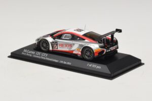 McLaren MP4-12C GT3 #107 Hexis Racing Cazenave / O. Panis 24 Hours of Spa 2013 Minichamps 1:43 437131397 Metalli — kuva 3 / 4