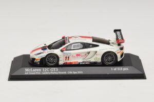 McLaren MP4-12C GT3 #11 Art Grand Prix Leclerc / Parisy 24 Hours of Spa 2013 Minichamps 1:43 437131311 Metalli