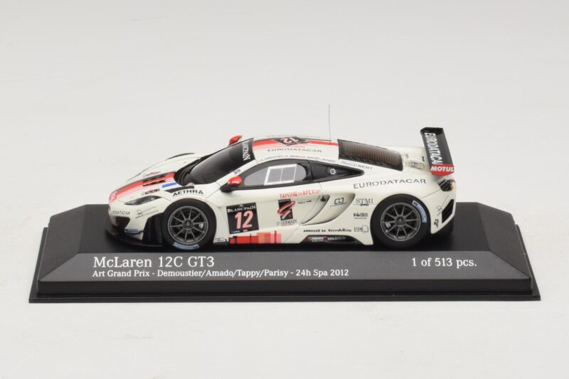 McLaren MP4-12C GT3 #12 Art Grand Prix Demoustier / Amado 24 Hours of Spa 2012 Minichamps 1:43 McLaren MP4-12C GT3 #12 Art Grand Prix Demoustier / Amado 24 Hours of Spa 2012 Minichamps 1:43 437121312 Metalli