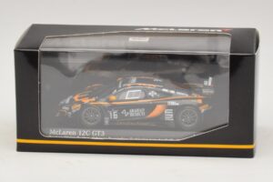McLaren MP4-12C GT3 #16 Boutsen Racing Schmetz / Demirdjian 24 Hours of Spa 2014 Minichamps 1:43 437141316 Metalli — kuva 4 / 4
