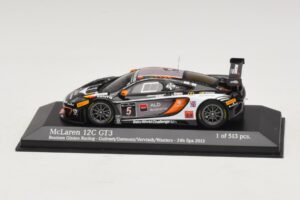 McLaren MP4-12C GT3 #5 Boutsen Racing Guilvert / Dermont 24 Hours of Spa 2013 Minichamps 1:43 437131305 Metalli
