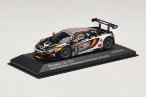 McLaren MP4-12C GT3 #5 Boutsen Racing Guilvert / Dermont 24 Hours of Spa 2013 Minichamps 1:43 437131305 Metalli — kuva 2 / 4