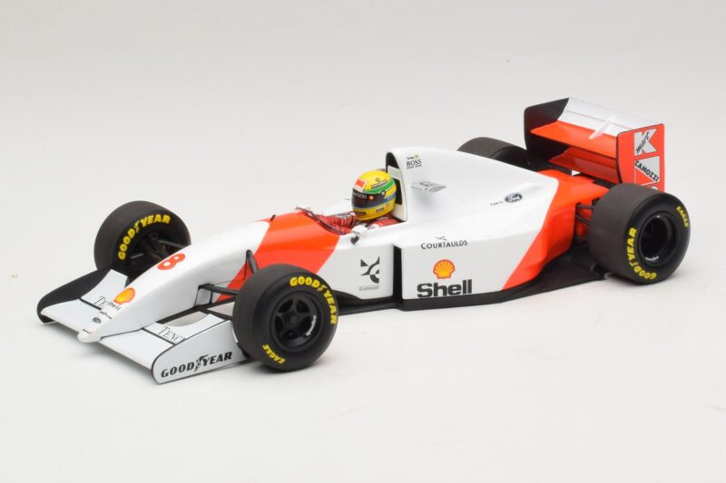 McLaren MP4/8 Ford #8 A. Senna Winner Japanese GP 1993 Minichamps 1:18 540931878 Metalli
