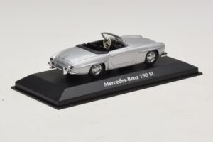 Mercedes 190 SL W121 Hopea Maxichamps 1:43 940033130 Metalli — kuva 2 / 4