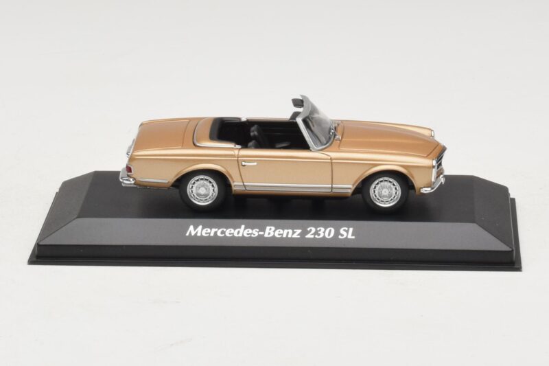 Mercedes 230 SL W113 Kulta Metallinen Maxichamps 1:43 940032230 Metalli