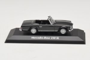 Mercedes 230 SL W113 Harmaa Maxichamps 1:43 94003231 Metalli
