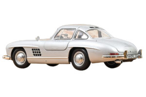 Mercedes 300 SL W198 Gullwing Hopea Norev 1:18 183857 Metalli — kuva 3 / 5