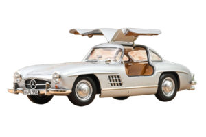 Mercedes 300 SL W198 Gullwing Hopea Norev 1:18 183857 Metalli — kuva 5 / 5