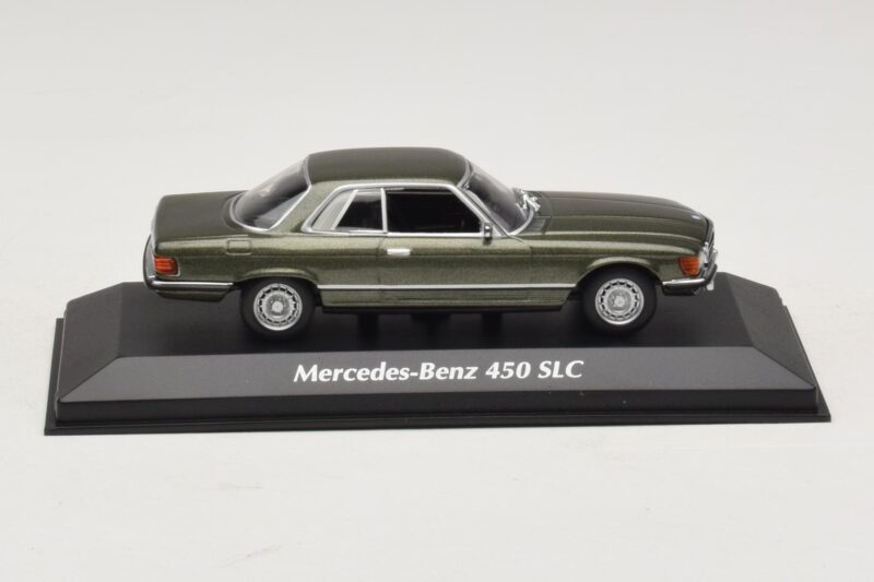 Mercedes 450 SLC C107 Tummanvihreä Metallinen Maxichamps 1:43 940033420 Metalli